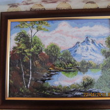 Работа «Горное озеро.»