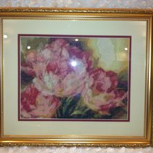 Работа «розовые тюльпаны»