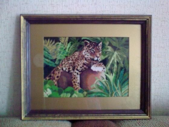 Работа «Леопард в джунглях. Животные,хищники»