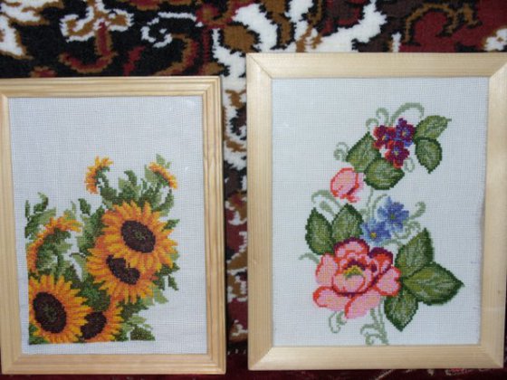 Работа «Подсолнухи. Цветочный мотив»