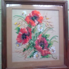 Работа «Красные маки»