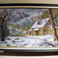 Работа «Зимний пейзаж»