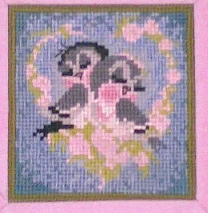 Работа «Птички на наволочку.»