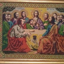 Работа «"Тайная вечеря"  - бисер»