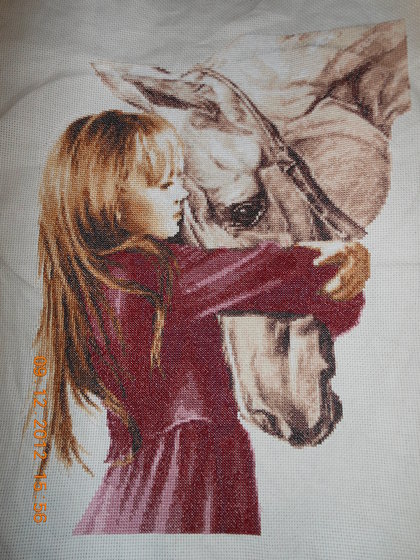 Работа «Девочка с лошадью»