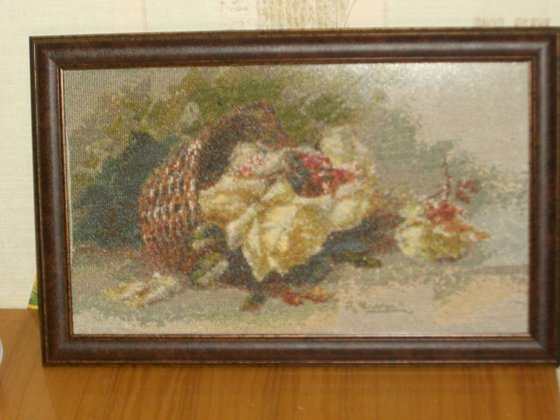 Работа «Жёлтые розы»