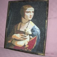 Работа «Дама с горностаем»