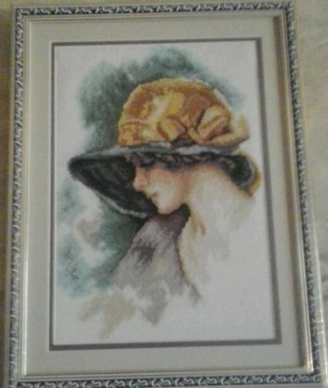 Работа «девушка в шляпе 2»