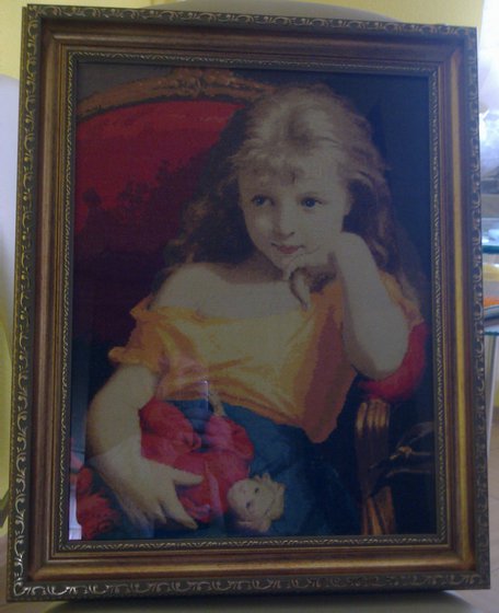 Работа «девочка с куклой»