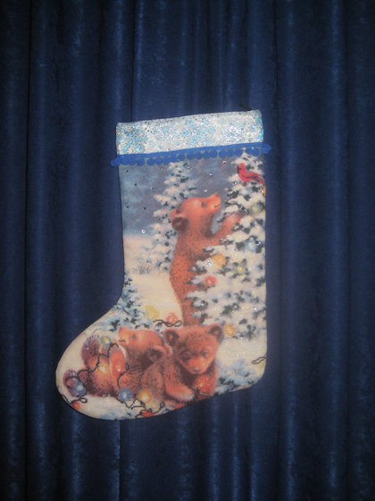 Работа «Новогодний сапожок.»