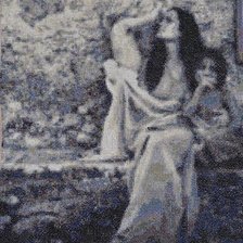 Работа «Анджелина Джоли (Angelina Jolie),xrest.ru, цветов 27»