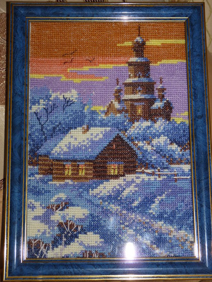 Работа «Зимний вечер»