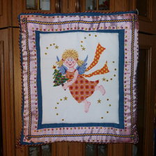 Работа «Мягкое панно "Рождественский ангел"»