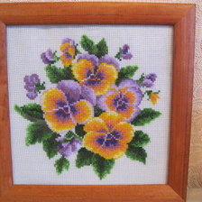 Работа «Анютины глазки»