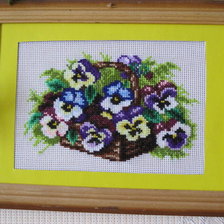 Работа «Анютины глазки»