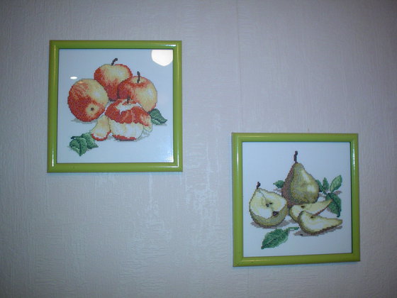 Работа «Яблочки и груши»