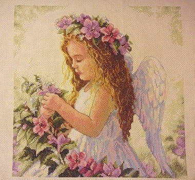 Работа «Цветочный ангел»