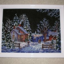 Работа «Зимний вечер»