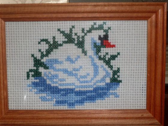 Работа «Одинокий лебедь»