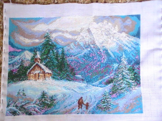 Работа «Зимний пейзаж»