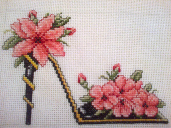 Работа «туфелька из астр»