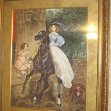 Работа «Всадница.»