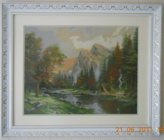 Работа «горный пейзаж»