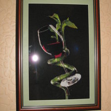 Работа «Бокал красного вина»