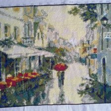 Работа «париж после дождя»