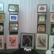 Работа «небольшая выставка наших работ»