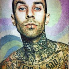 Работа «звезда, трэвис баркер, барабанщик»