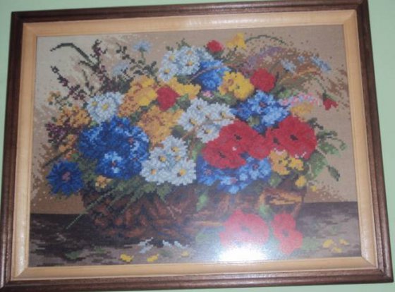 Работа «Koshnica s polski cvetja»