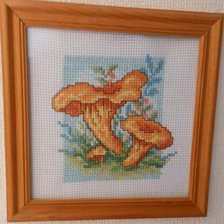 Работа «Грибы лисички»