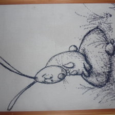 Работа «грустный зайчик»