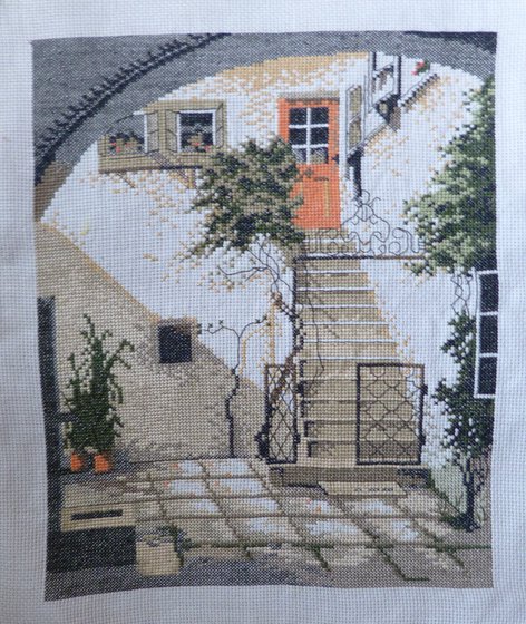 Работа «из цикла "Старый дворик".»