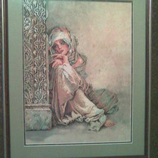 Работа «Арабская женщина)))»