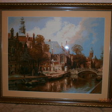 Работа «,,Амстердам, церковь св.Николая,,»