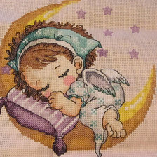 Работа «Ангел на луне (девочка)»