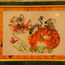 Работа «Кот - шалун»