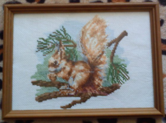 Работа «белка песенки поет,да орешки все грызет»