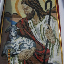 Работа «Исус Хрыстос с ягненком»