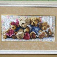 Работа «семья мишек тедди»