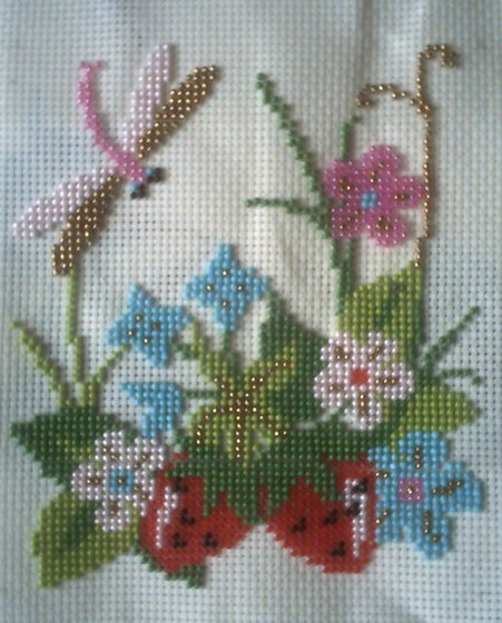 Работа «Земляничка (бисер)»