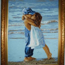 Работа «Дети у моря.»