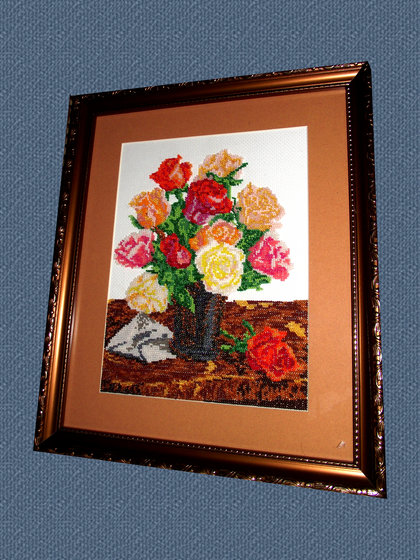 Работа «Букет роз»