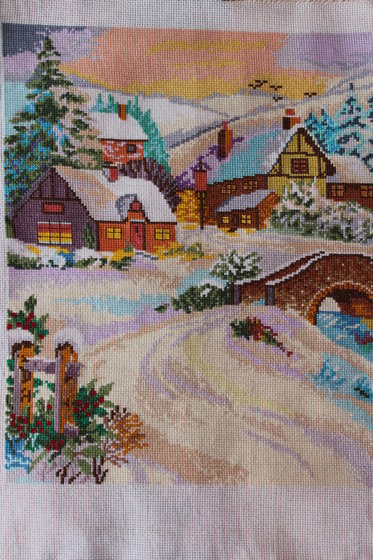 Работа «Зимний пейзаж...»