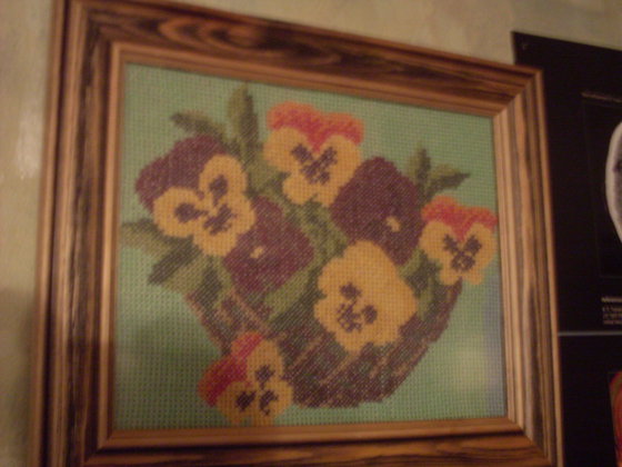 Работа «цветы фиалки»