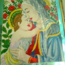 Работа «Мария с младенцем»