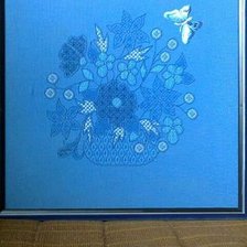 Работа «Кружевной букет.»