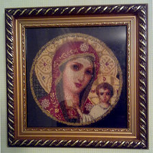 Работа «Икона Казанской Божьей матери»